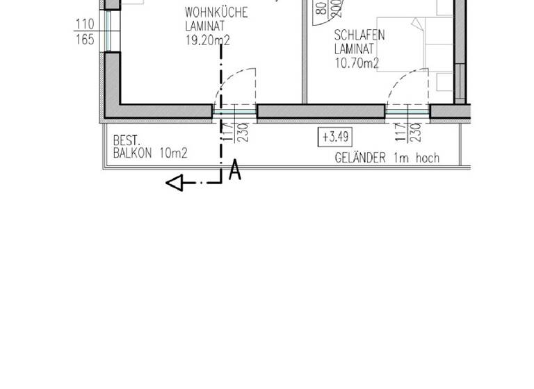 Wohnung zur Miete 508 € 2 Zimmer 40,9 m² Sierning 4523