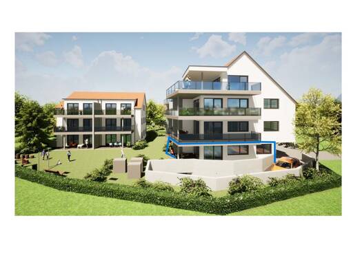 Wohnung zum Kauf - Erstbezug provisionsfrei 376.000 € 3 Zimmer 101,5 m² Asch Blaubeuren 89143