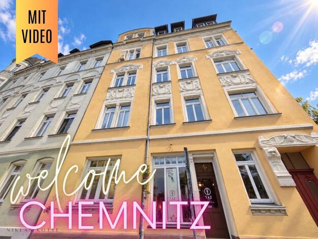 Wohnung zur Miete 599 € 4 Zimmer 106 m² 2. Geschoss Georgstraße 23 Zentrum Chemnitz 09111