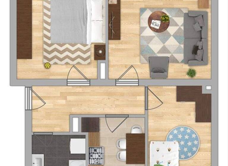 Wohnung zum Kauf 265.000 € 3 Zimmer 72 m² 2. Geschoss Lechhausen Augsburg 86167