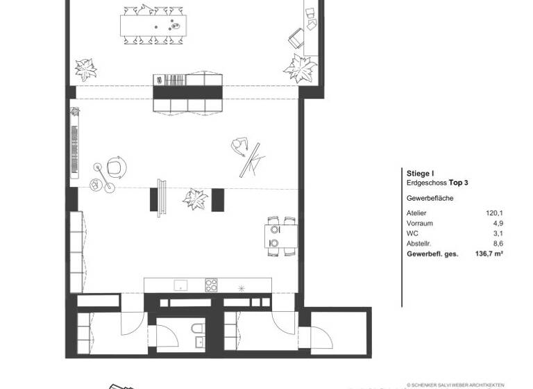 Atelier zum Kauf - Erstbezug 597.290 € 4 Zimmer Apostelgasse Wien 1030