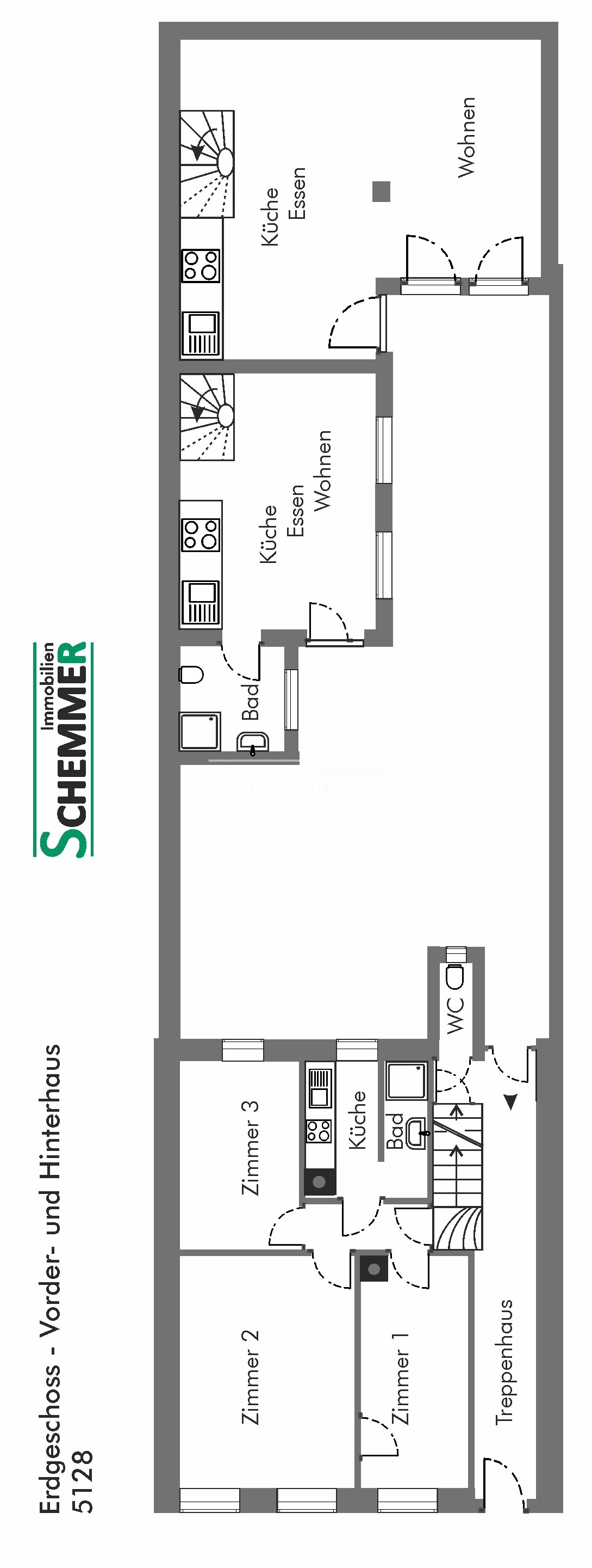 Mehrfamilienhaus zum Kauf 1.295.000 € 14 Zimmer 322 m²<br/>Wohnfläche 275 m²<br/>Grundstück Altstadt - Ring Freiburg im Breisgau 79098