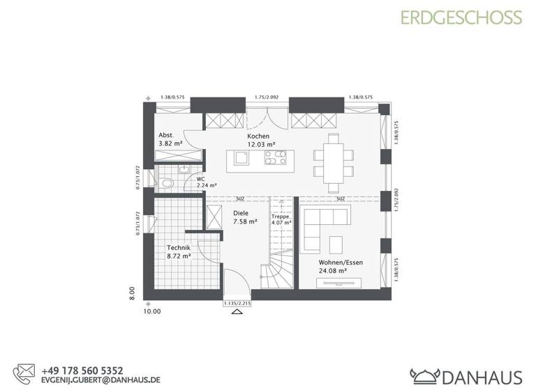 Einfamilienhaus zum Kauf provisionsfrei 605.890 € 4 Zimmer 123 m² 450 m² Grundstück Weitersburg 56191