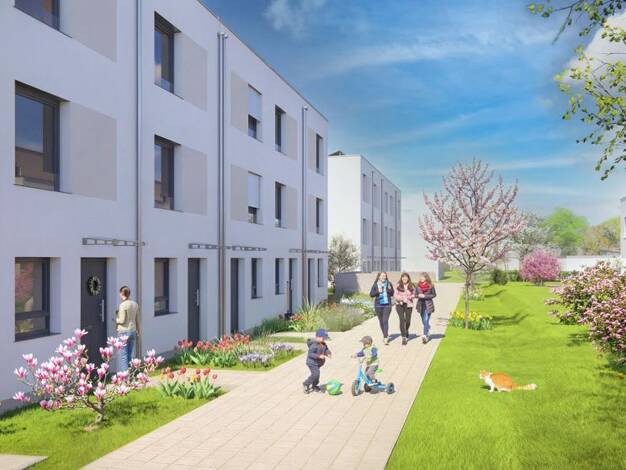 Reihenmittelhaus zum Kauf - Neubau provisionsfrei 629.900 € 5,5 Zimmer 114 m² 147 m² Grundstück Korntaler Straße Ditzingen Ditzingen 71254
