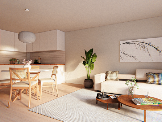 Wohnung zum Kauf - Neubau 267.430 € 2 Zimmer 56,9 m² 1. Geschoss Hauptstraße 35 Fischerbach 77716