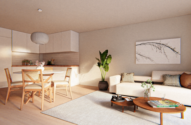 Wohnung zum Kauf - Neubau 267.430 € 2 Zimmer 56,9 m² 1. Geschoss Hauptstraße 35 Fischerbach 77716