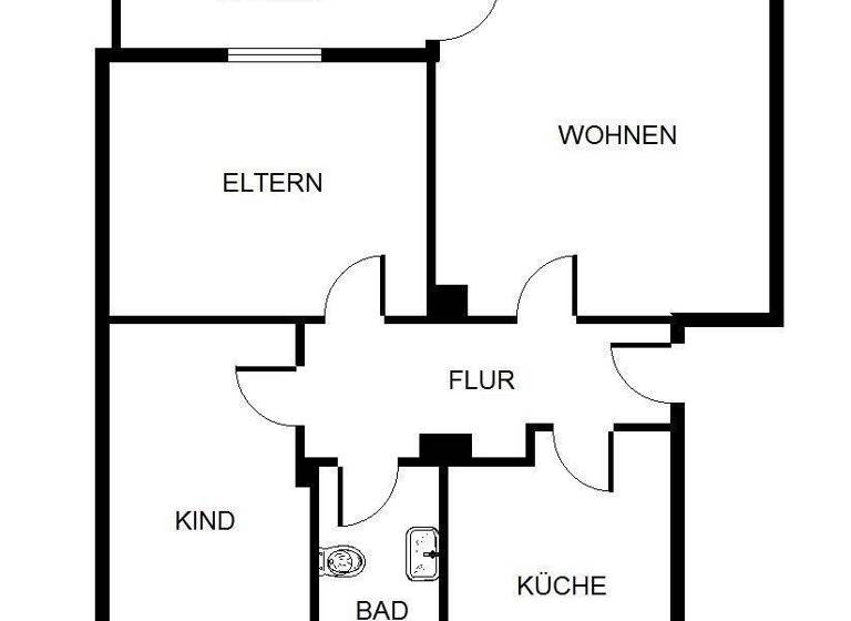 Wohnung zur Miete 479 € 3 Zimmer 67,2 m² 1. Geschoss frei ab 09.04.2026 Heihoffsweg 14 Hassel Gelsenkirchen 45896