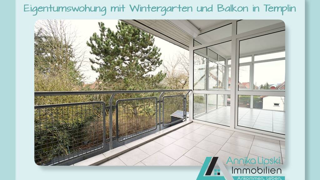 Wohnung zum Kauf 195.000 € 3 Zimmer 69,9 m² 1. Geschoss frei ab sofort Templin 17268