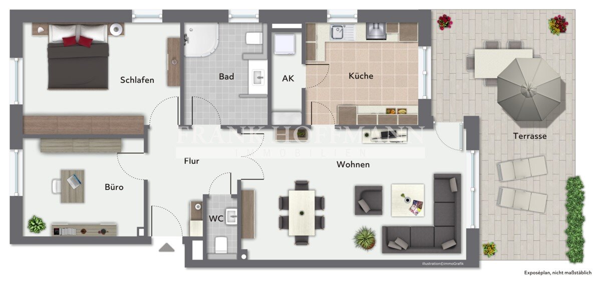 Wohnung zum Kauf 399.000 € 3 Zimmer 99,2 m²<br/>Wohnfläche EG<br/>Geschoss Halstenbek 25469