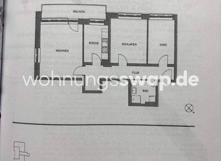 Wohnung zur Miete Tauschwohnung 1.433 € 3 Zimmer 75 m² 4. Geschoss Maxvorstadt München 80335