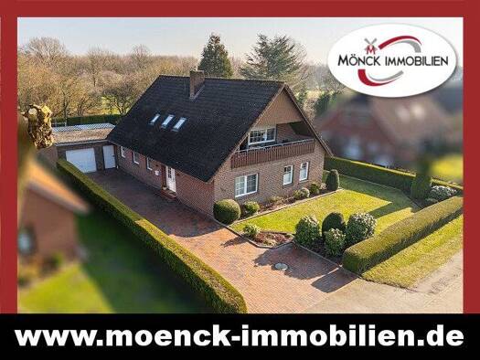 Einfamilienhaus zum Kauf 6 Zimmer 211,1 m² 989 m² Grundstück Boekzetelerfehn Moormerland 26802