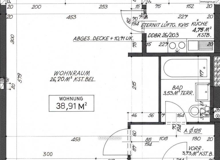 Studio zum Kauf 220.000 € 1 Zimmer 38,9 m² 3. Geschoss Salzburg 5020