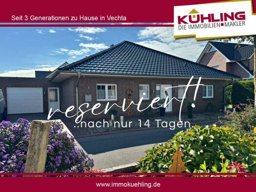 Bungalow zum Kauf 359.000 € 4 Zimmer 121 m² 537 m² Grundstück Goldenstedt 49424