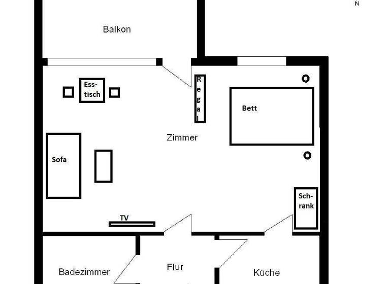 Studio zur Miete Wohnen auf Zeit 1.390 € 1 Zimmer 45 m² frei ab 01.01.2027 Borgfelde Hamburg 20535