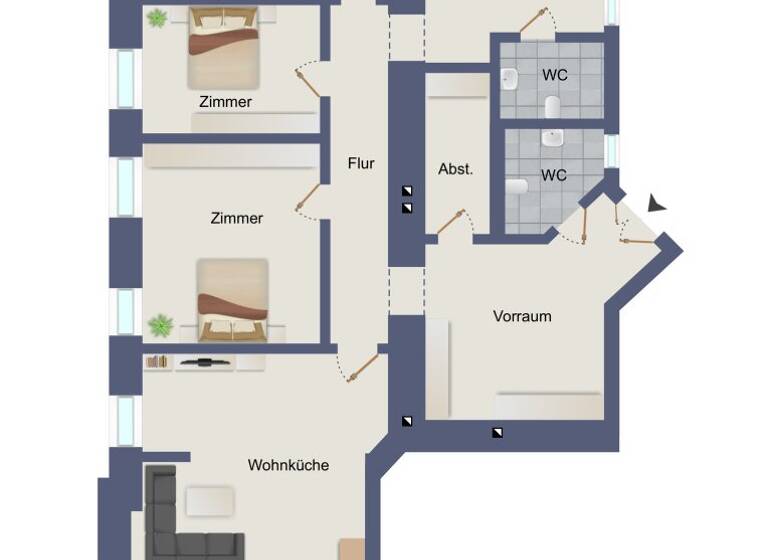 Praxis zum Kauf - Erstbezug 6.371 € 4 Zimmer Wien,Alsergrund 1090