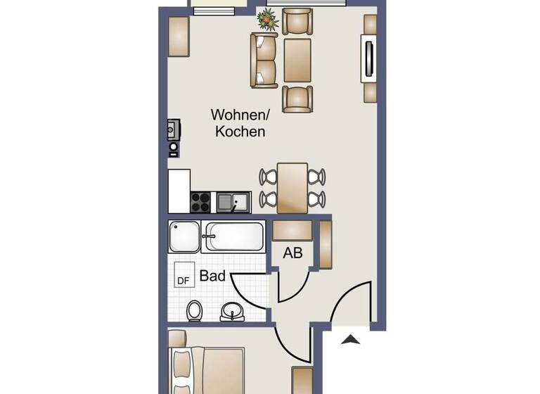 Wohnung zum Kauf provisionsfrei 530.000 € 2 Zimmer 56,2 m²<br/>Wohnfläche 2.<br/>Geschoss Hauptstraße 28 Glowe Glowe 18551