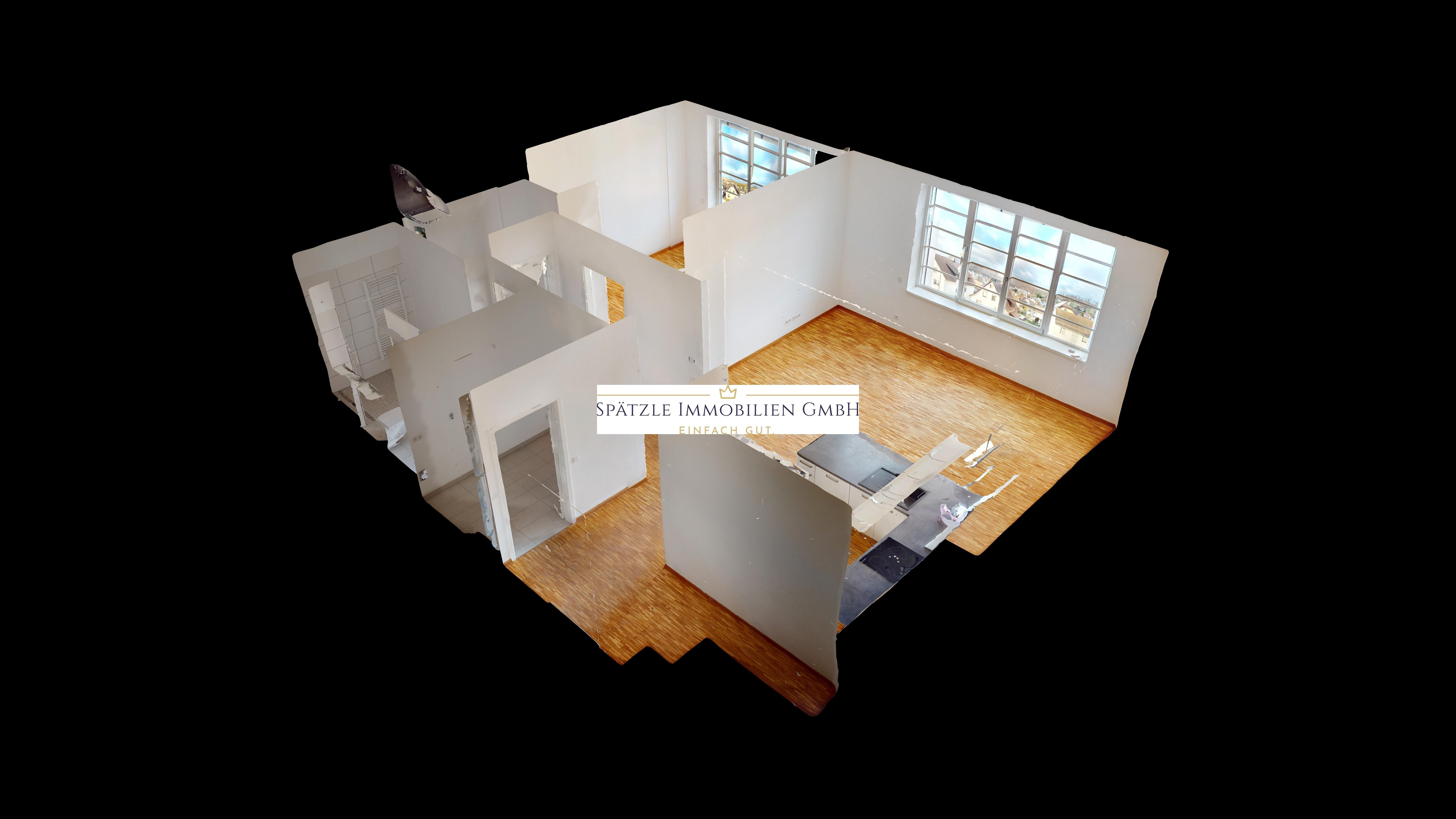 Wohnung zur Miete 1.046 € 2 Zimmer 77,5 m²<br/>Wohnfläche 3.<br/>Geschoss Maulbronn Maulbronn 75433