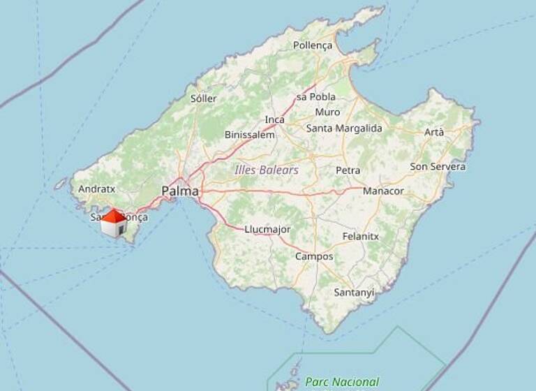 Villa zum Kauf 3.450.000 € 6 Zimmer 445 m² 966 m² Grundstück Santa Ponsa 07180