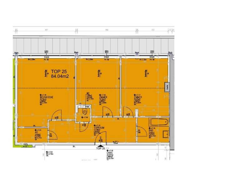 Wohnung zur Miete 569 € 3 Zimmer 84 m² Jägerberg Steyr 4400