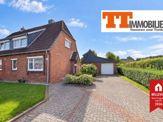 Doppelhaushälfte zum Kauf 250.000 € 3 Zimmer 88 m² 934 m² Grundstück Voslapp Wilhelmshaven 26388