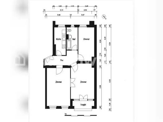 Wohnung zur Miete Tauschwohnung 700 € 3 Zimmer 80 m² 4. Geschoss Alt-Treptow Berlin 12435