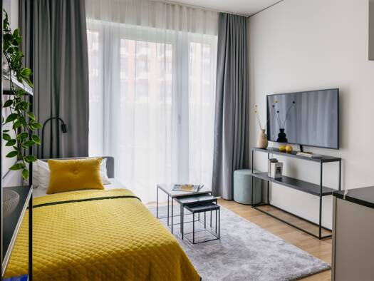 Wohnung zur Miete 999 € 1 Zimmer 24 m² 4. Geschoss Moabit Mitte 10557