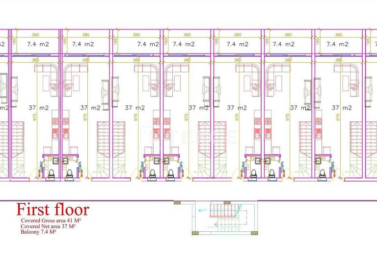 Studio zum Kauf 132.000 € 1 Zimmer 41 m² EG Gazimagusa 99640