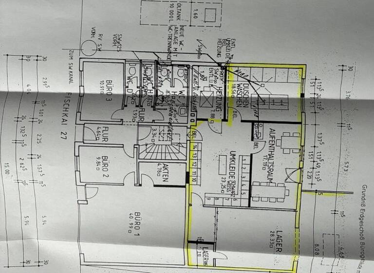 Büro zum Kauf 530.000 € 306 m² Bürofläche Fischkai 25-27 Fischereihafen Bremerhaven 27572