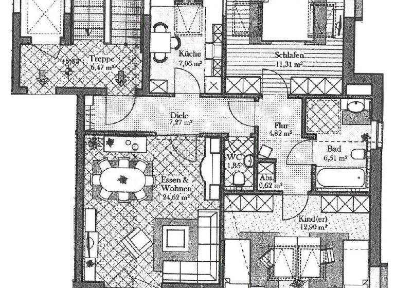 Wohnung zur Miete 437 € 3 Zimmer 78 m² 3. Geschoss Hemer 58675