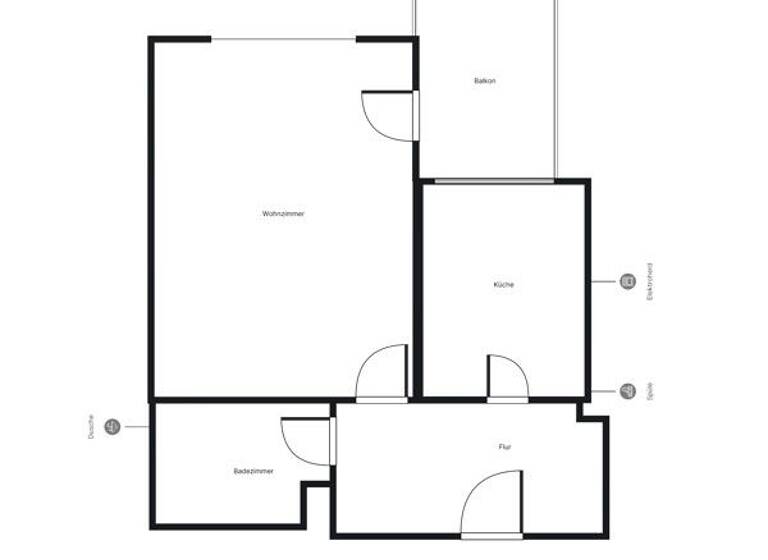 Studio zur Miete 470 € 1 Zimmer 46 m² 2. Geschoss frei ab 17.04.2026 Rotekreuzstr. 48a Misburg-Nord Hannover 30627