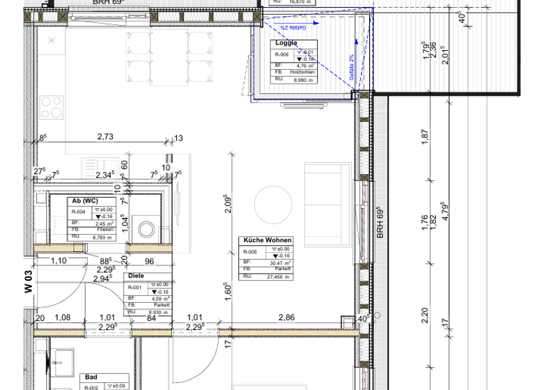 Terrassenwohnung zur Miete 950 € 2,5 Zimmer 63 m² Geschoss EG/3 frei ab 01.06.2026 Laupheim 88471