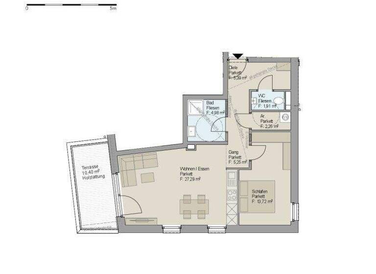 Wohnung zum Kauf - Erstbezug 425.227 € 2 Zimmer 60,8 m² 2. Geschoss Kirchfeldstraße 7 Zirl 6170