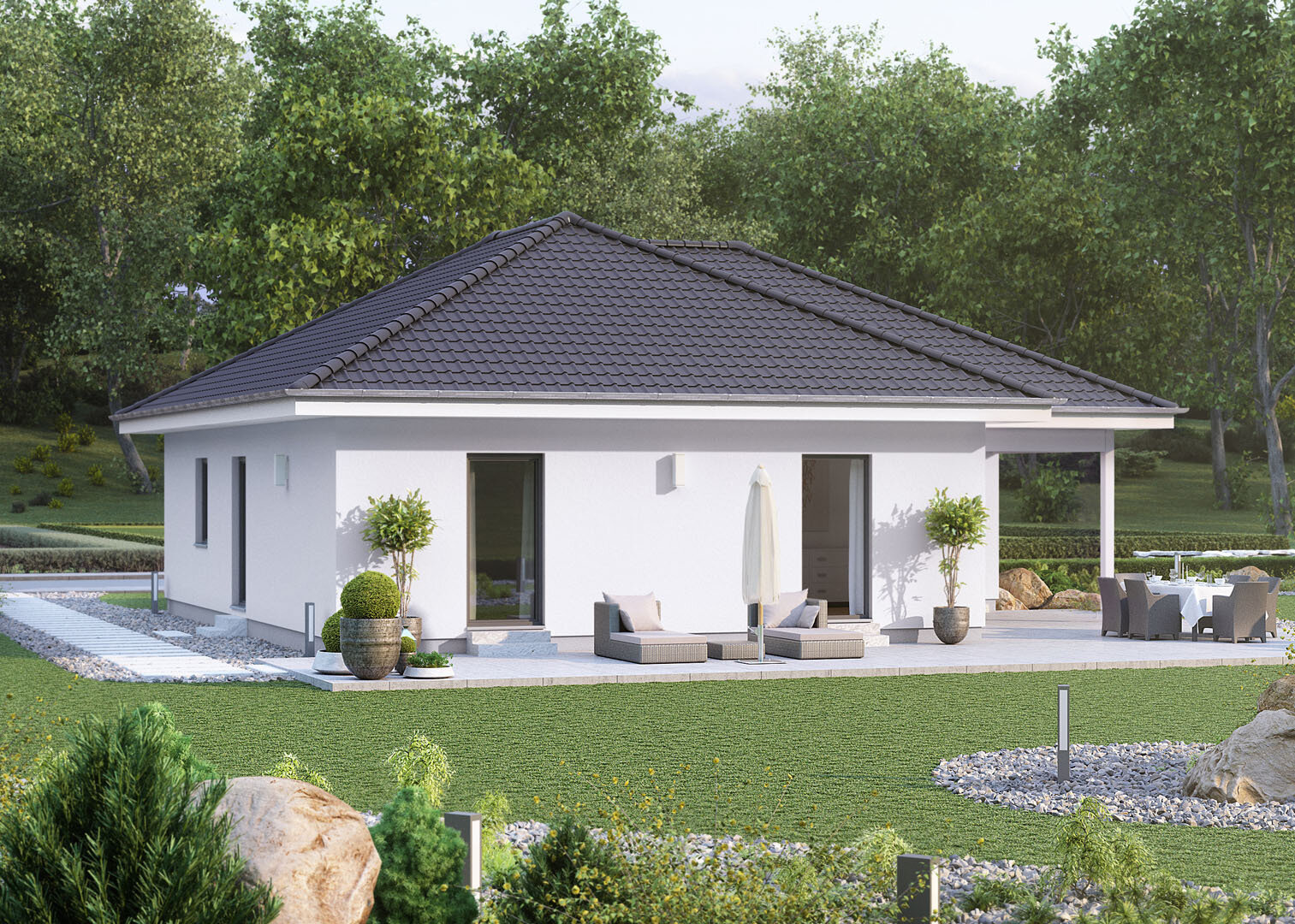 Bungalow zum Kauf provisionsfrei 305.809 € 5 Zimmer 138 m²<br/>Wohnfläche 880 m²<br/>Grundstück Lüssow Gützkow 17506