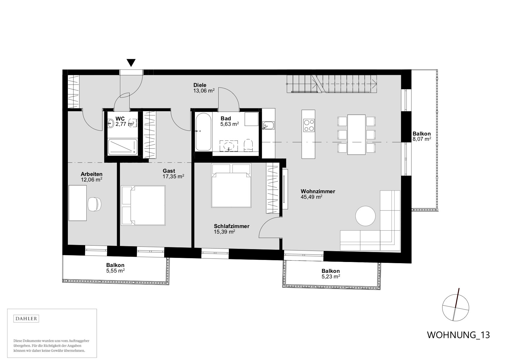 Loft zum Kauf provisionsfrei 1.210.000 € 5 Zimmer 169,9 m²<br/>Wohnfläche 2.<br/>Geschoss Entfelden Reit im Winkl 83242