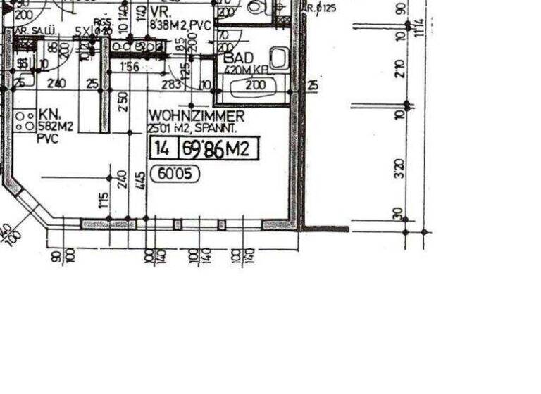 Wohnung zur Miete 472 € 3 Zimmer 77,6 m² 5. Geschoss Fröhlichgasse 81 Jakomini Graz 8010