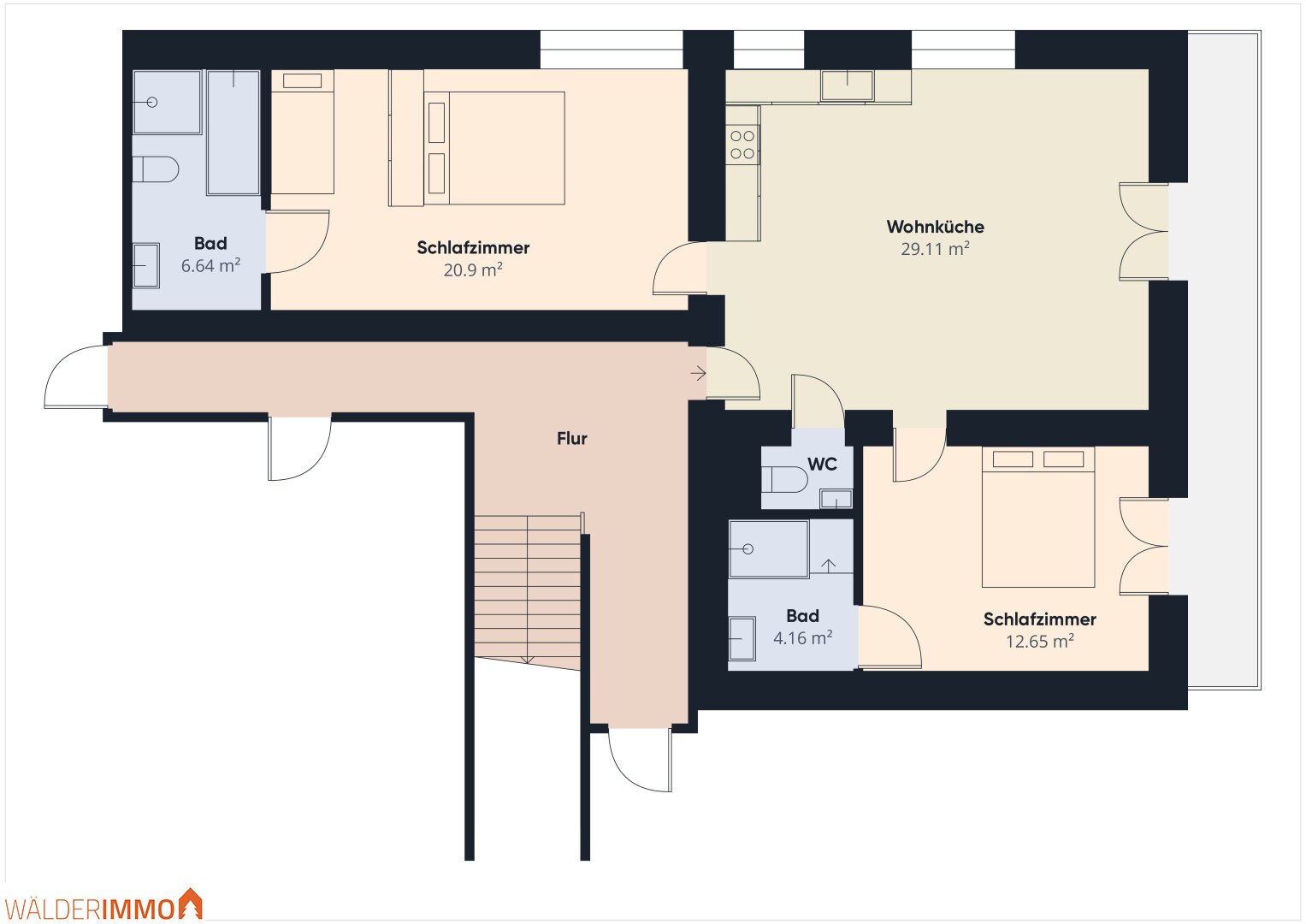 Wohnung zum Kauf 487.133 € 3 Zimmer 79,8 m²<br/>Wohnfläche 1.<br/>Geschoss Mellau 6881