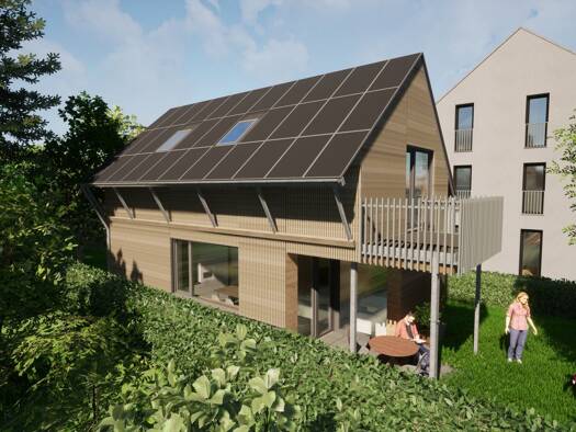 Einfamilienhaus zum Kauf provisionsfrei 702.000 € 3 Zimmer 80,1 m² 343 m² Grundstück frei ab 01.05.2027 Burgfarrnbach Fürth 90768