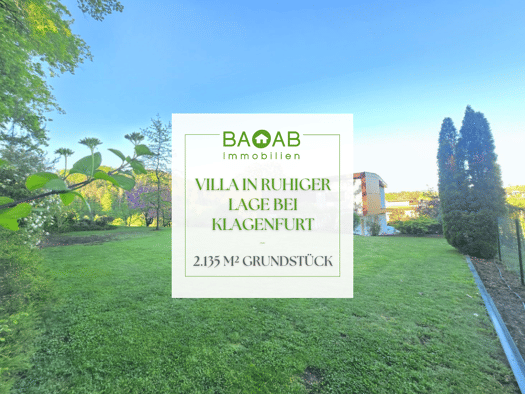 Villa zum Kauf 6 Zimmer 260 m² 2.135 m² Grundstück Annabichl Klagenfurt am Wörthersee 9020