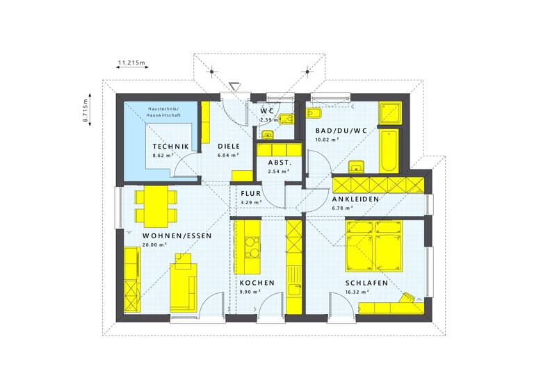Bungalow zum Kauf provisionsfrei 327.564 € 2 Zimmer 82 m²<br/>Wohnfläche 713 m²<br/>Grundstück Wülknitz Wülknitz 01609