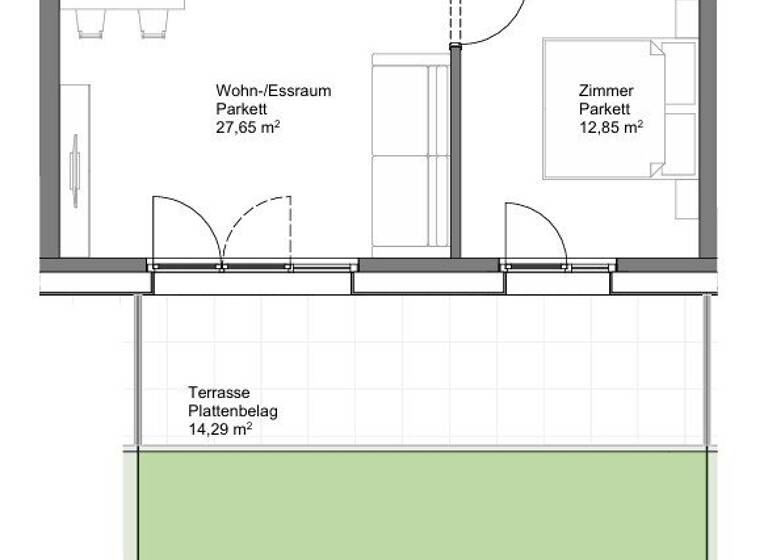 Wohnung zum Kauf - Erstbezug 349.000 € 2 Zimmer 53,6 m² Neumarkt am Wallersee 5202
