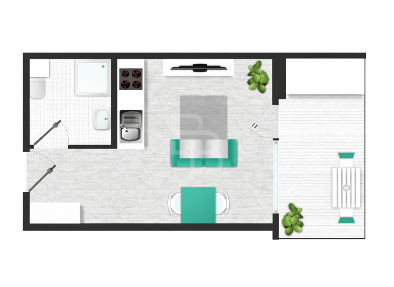 Studio zum Kauf 157.000 € 1 Zimmer 25,7 m² 2. Geschoss Neustadt-Süd Köln 50674