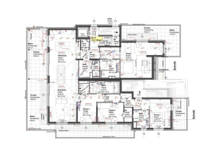 Wohnung zum Kauf - Erstbezug 3.490.000 € 5 Zimmer 203 m² 2. Geschoss An der Oberen Alten Donau 177A-179 Wien 1220