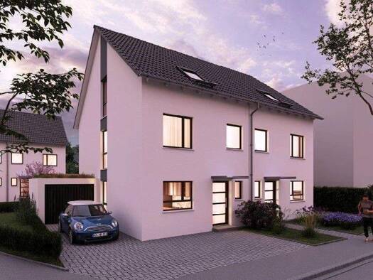 Doppelhaushälfte zum Kauf - Neubau provisionsfrei 533.000 € 4 Zimmer 137,3 m² 633 m² Grundstück frei ab sofort Engelsbrand 75331