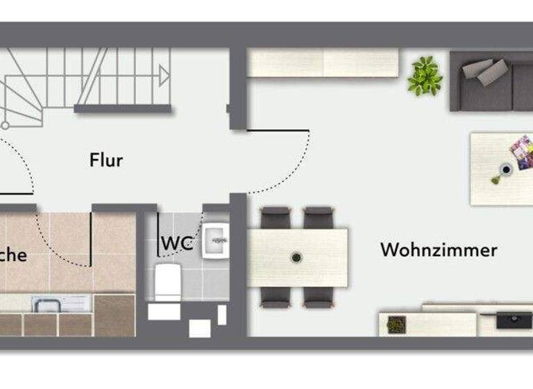 Reihenmittelhaus zum Kauf 349.000 € 4 Zimmer 85 m² 116 m² Grundstück Harksheide Norderstedt 22844