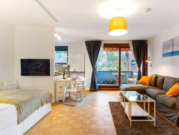 Wohnung zur Miete Wohnen auf Zeit 830 € 1 Zimmer 35 m² frei ab sofort Fliederweg Fuhlsbüttel Hamburg 22335