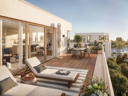 Penthouse zum Kauf - Erstbezug 1.725.900 € 4 Zimmer 119,4 m² 3. Geschoss Tunnelstraße 41 Friedrichshain Berlin 10245