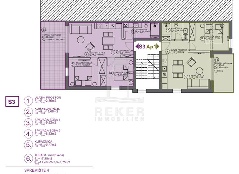 Wohnung zum Kauf - Erstbezug 202.337 € 3 Zimmer 64 m² 1. Geschoss Brodarica 22000