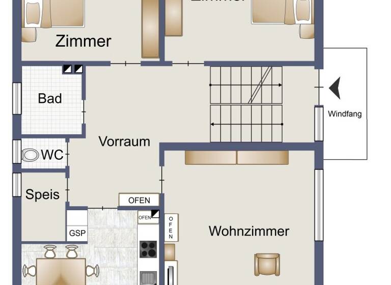 Haus zum Kauf 275.000 € 6,5 Zimmer 187 m² 2.145 m² Grundstück Kleinpetersdorf 7503