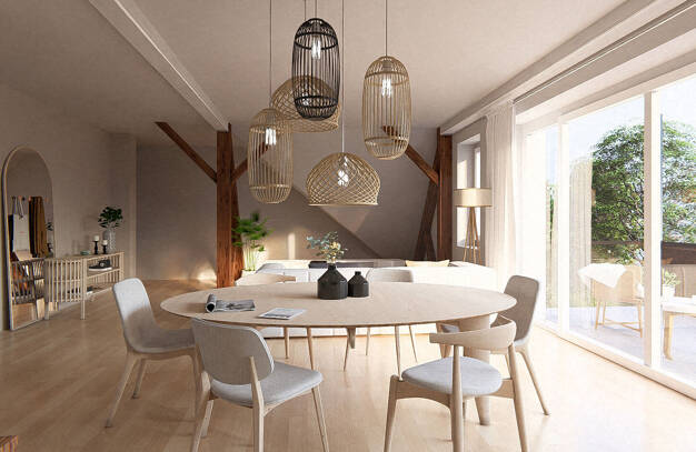 Maisonette zum Kauf - Neubau provisionsfrei 597.404 € 4 Zimmer 138,4 m² Dachgeschoss, 3. Geschoss frei ab sofort Bleichstraße 14 Freistett Rheinau 77866