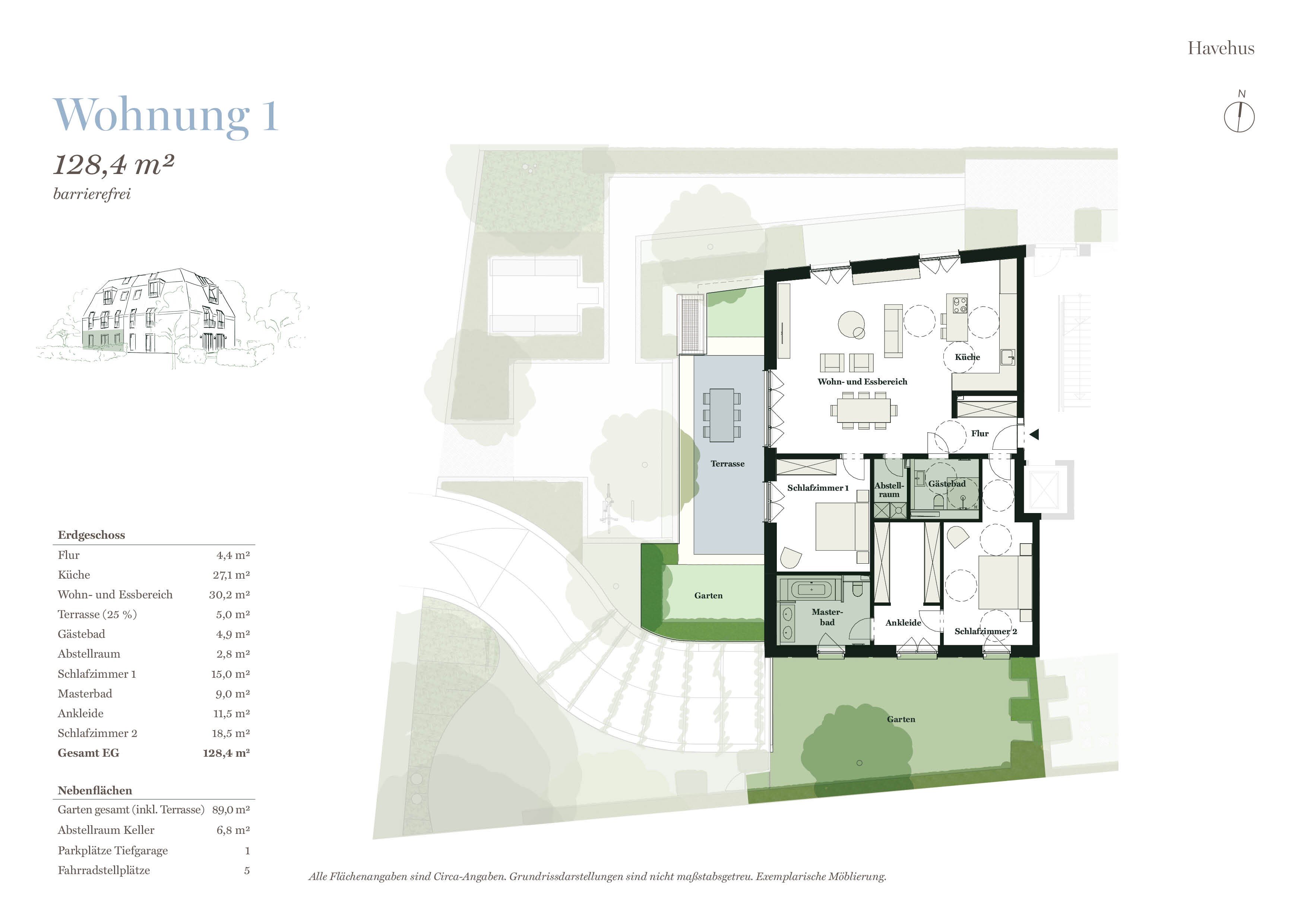 Wohnung zum Kauf 1.645.000 € 4 Zimmer 128 m²<br/>Wohnfläche EG<br/>Geschoss Groß Flottbek Hamburg 22607